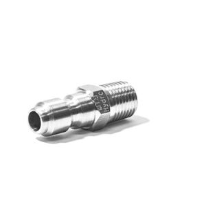 5/8" Male Quick Release Connector, Stainless Steel.