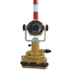 Prism Reflector Kit : Sokkia/Topcon Style Reflector, with hard case.  Offset:  - 30 mm/0 mm. with Mini Pole,  Plummet on the Adaptor