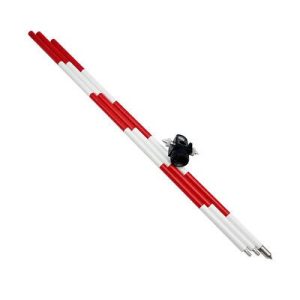 Topcon Style Mini Prism. Effective Diameter : ? 35 mm, Offset : 0 mm. With Mini Pole : 5 x 30 cm,   ? 9 mm .